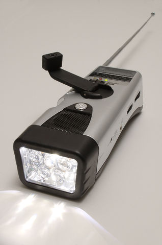 Radio, Flashlight, Batteries